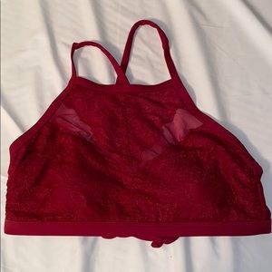 High neck swimsuit top